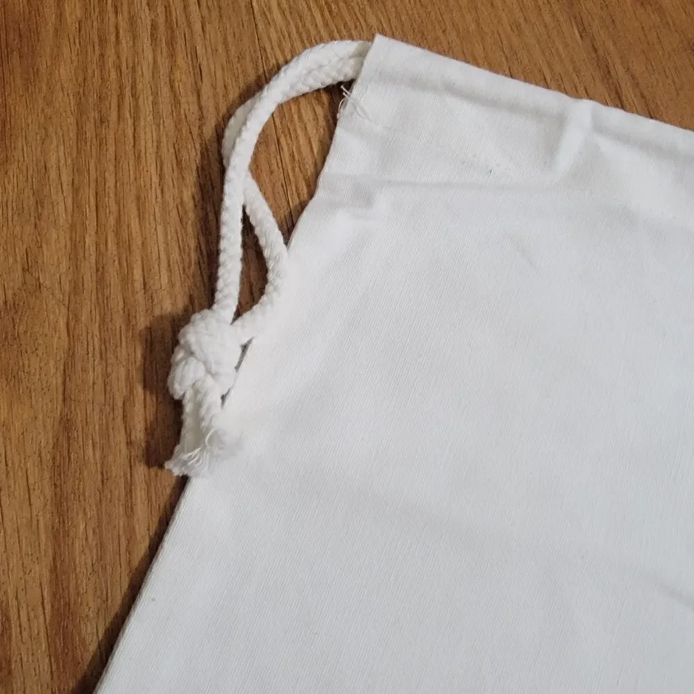 Adidas Originals X Daniel Arsham Fine Fabric Dustbag White Grey Trefoil New